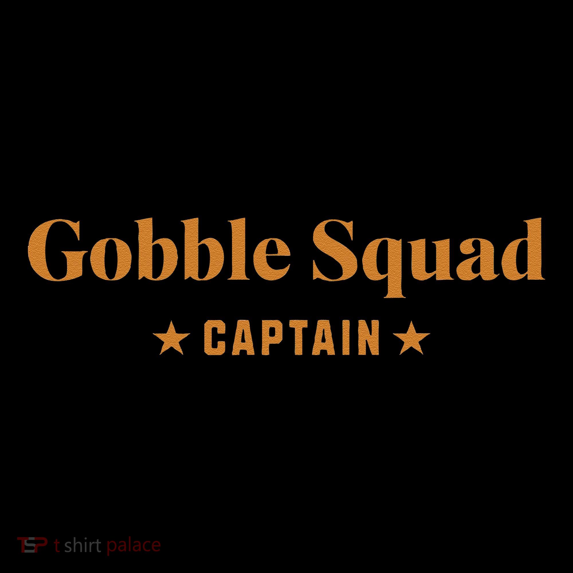 Gobble Squad Captain Gobble Gobble Gobble Kids Long Sleeve Shirt