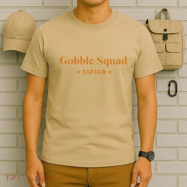 Gobble Squad Captain Gobble Gobble Gobble T-Shirt