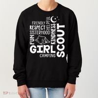 Girl Scout Camping Adventure Scout Troop Cookie Dealer Women's Sweatshirt thumb 0