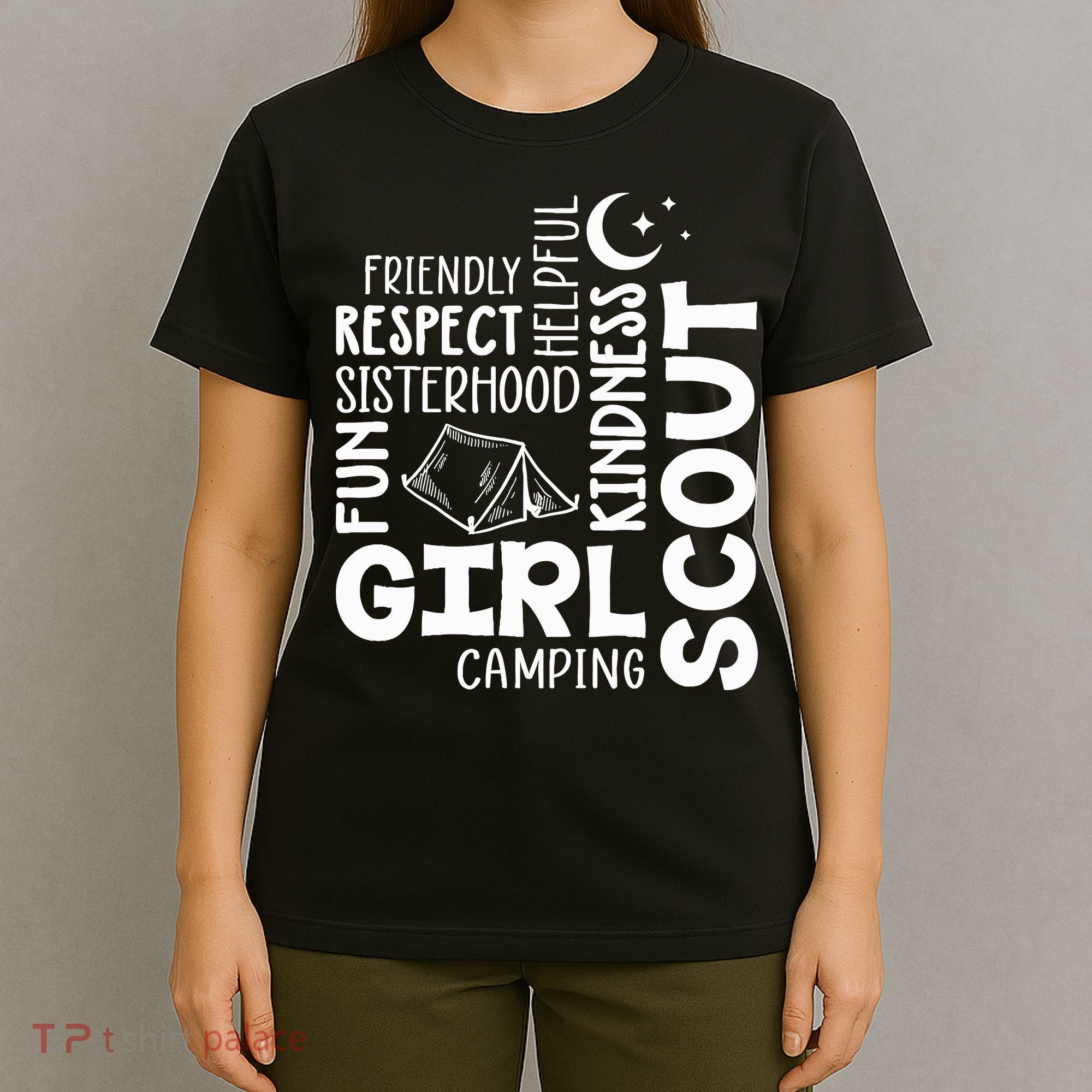 Girl Scout Camping Adventure Scout Troop Cookie Dealer T-Shirt