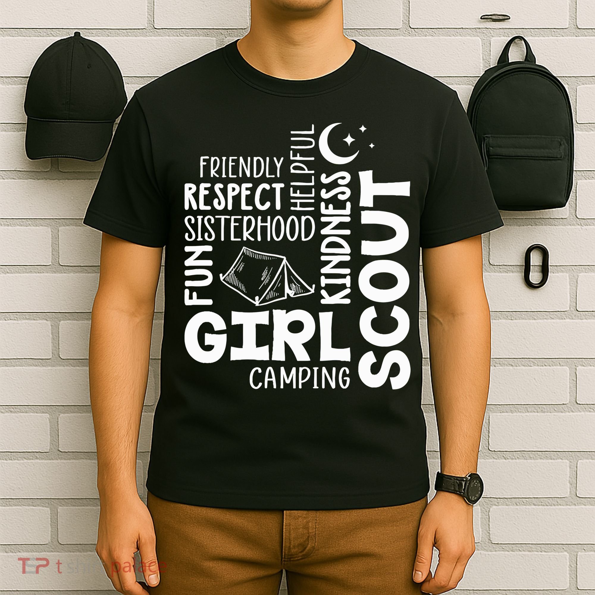 Girl Scout Camping Adventure Scout Troop Cookie Dealer T-Shirt