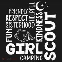 Girl Scout Camping Adventure Scout Troop Cookie Dealer Ornament thumb 1