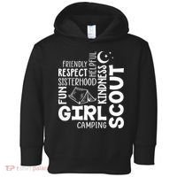 Girl Scout Camping Adventure Scout Troop Cookie Dealer Toddler Hoodie thumb 0