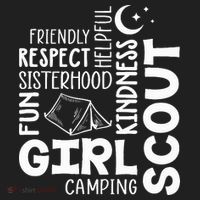 Girl Scout Camping Adventure Scout Troop Cookie Dealer Golf Towel thumb 3
