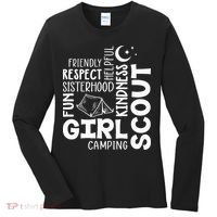 Girl Scout Camping Adventure Scout Troop Cookie Dealer Women's Long Sleeve Shirt thumb 0