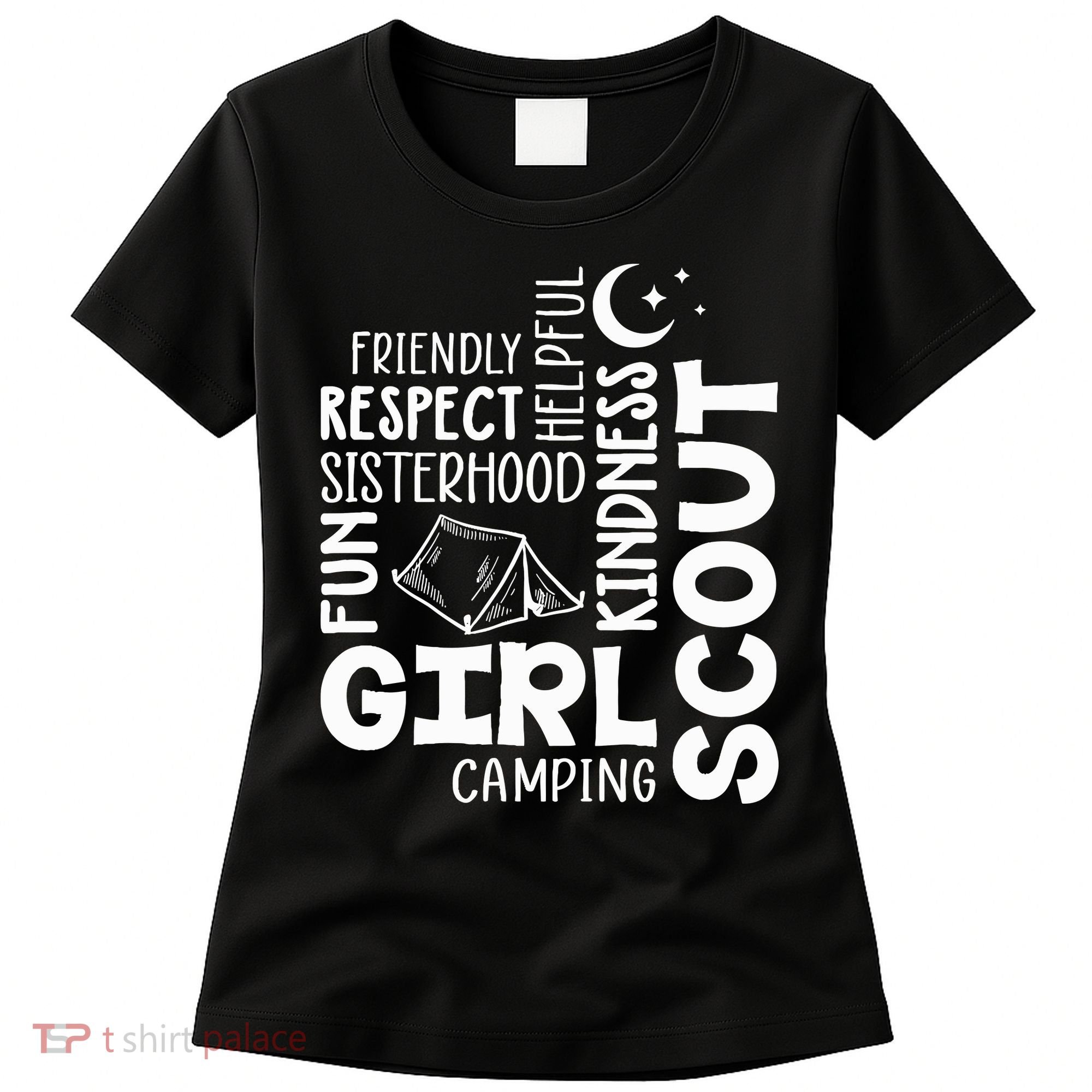 Girl Scout Camping Adventure Scout Troop Cookie Dealer Women's T-Shirt