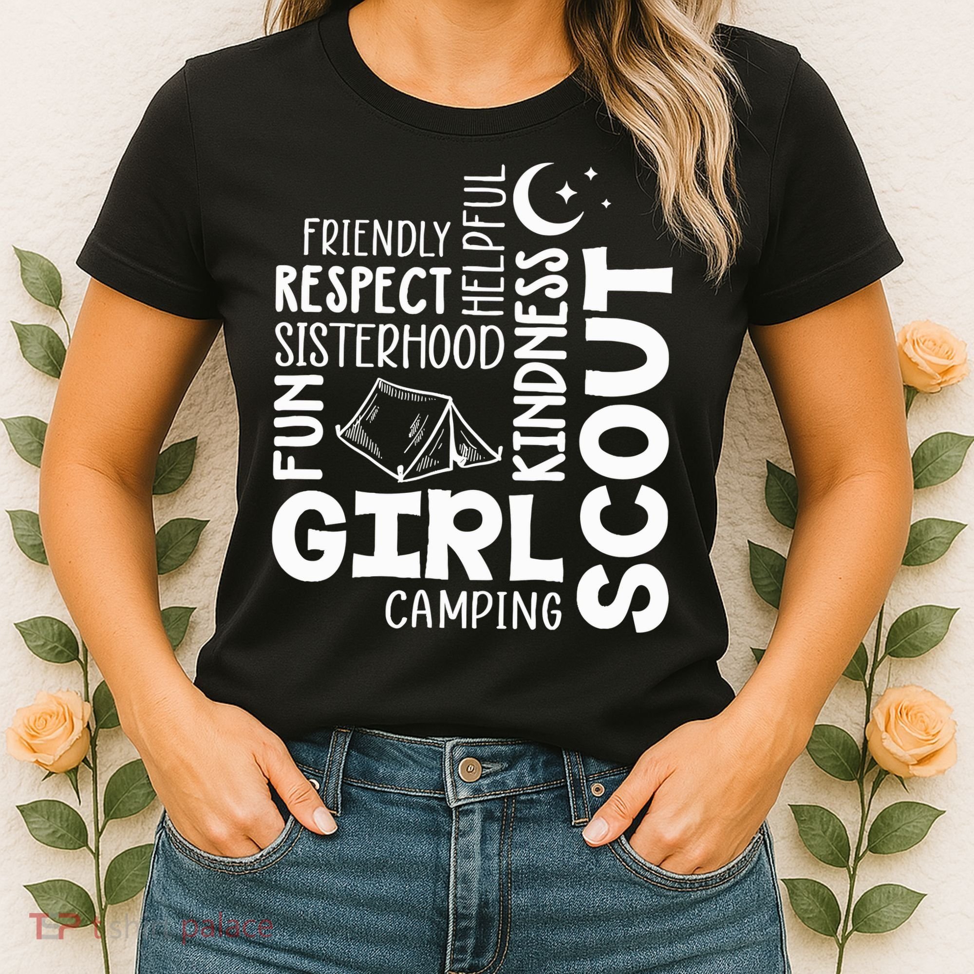 Girl Scout Camping Adventure Scout Troop Cookie Dealer Women's T-Shirt