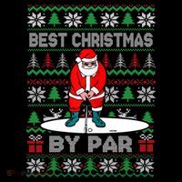 Golf Santa Claus Best Christmas By Par Coffee Mug thumb 5