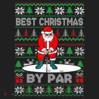 Golf Santa Claus Best Christmas By Par Tumbler thumb 3
