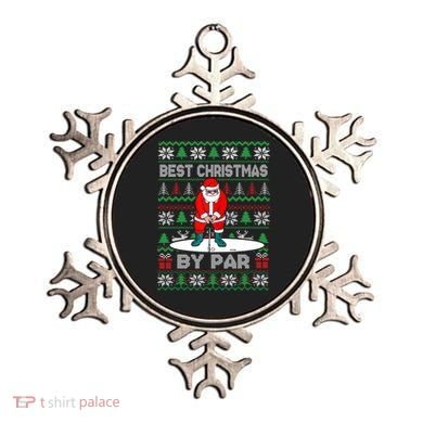 Golf Santa Claus Best Christmas By Par Ornament