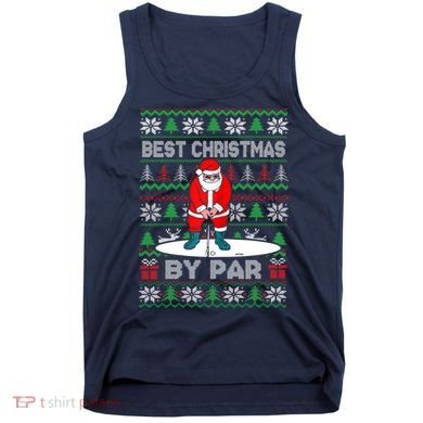 Golf Santa Claus Best Christmas By Par Tank Top