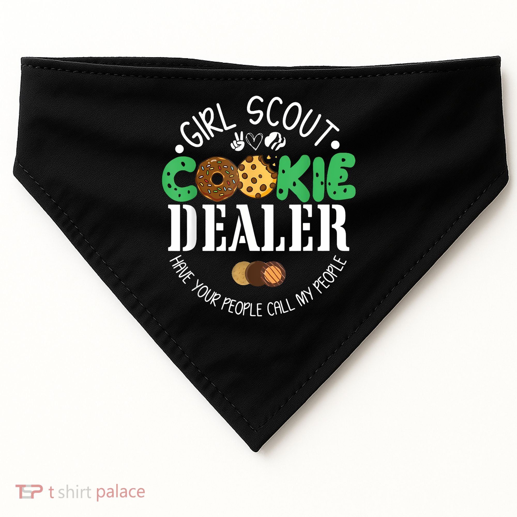 Girl Scout Cookie Dealer USA-Made Doggie Bandana
