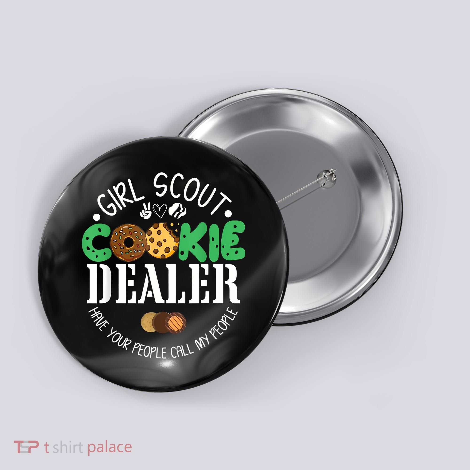 Girl Scout Cookie Dealer Button