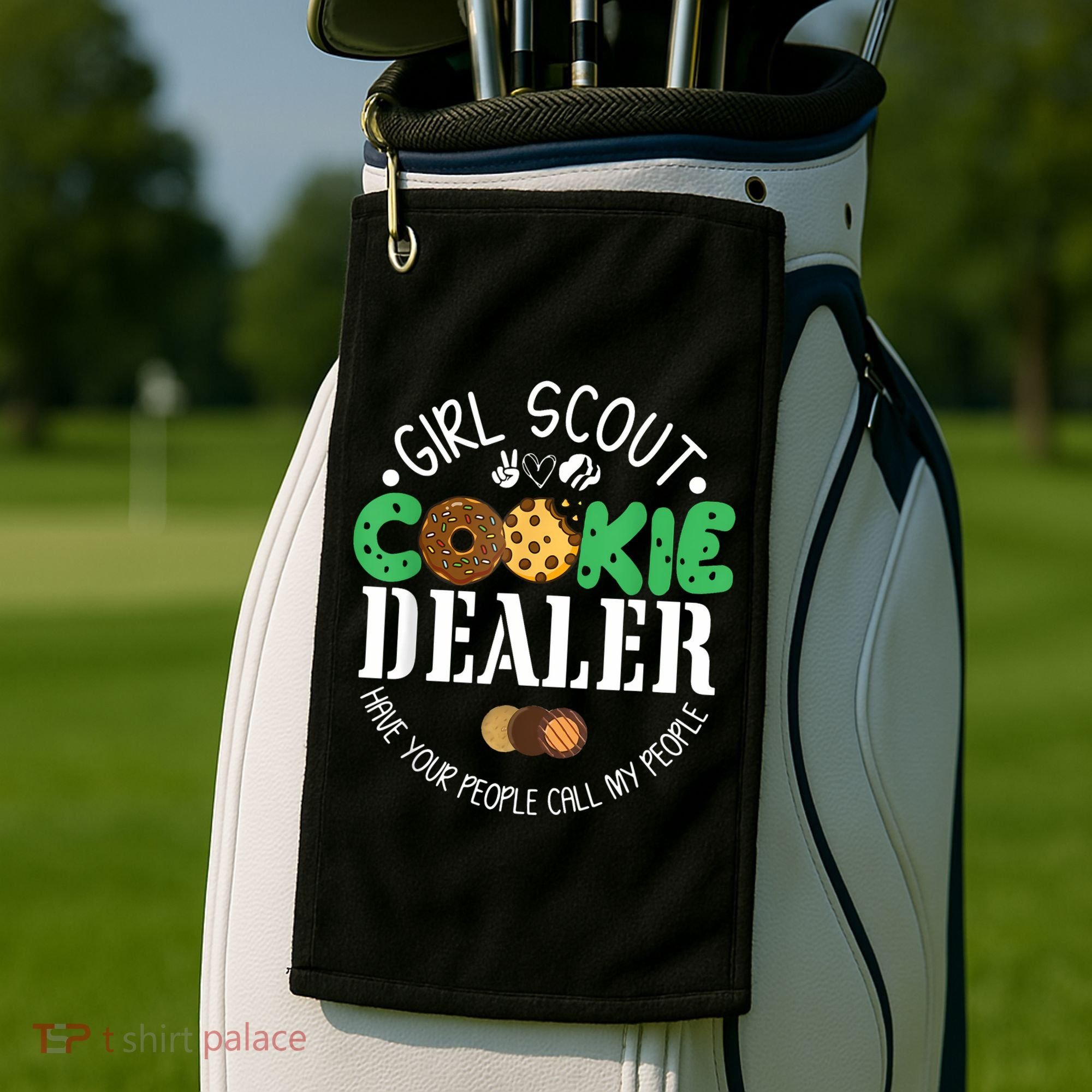 Girl Scout Cookie Dealer Golf Towel