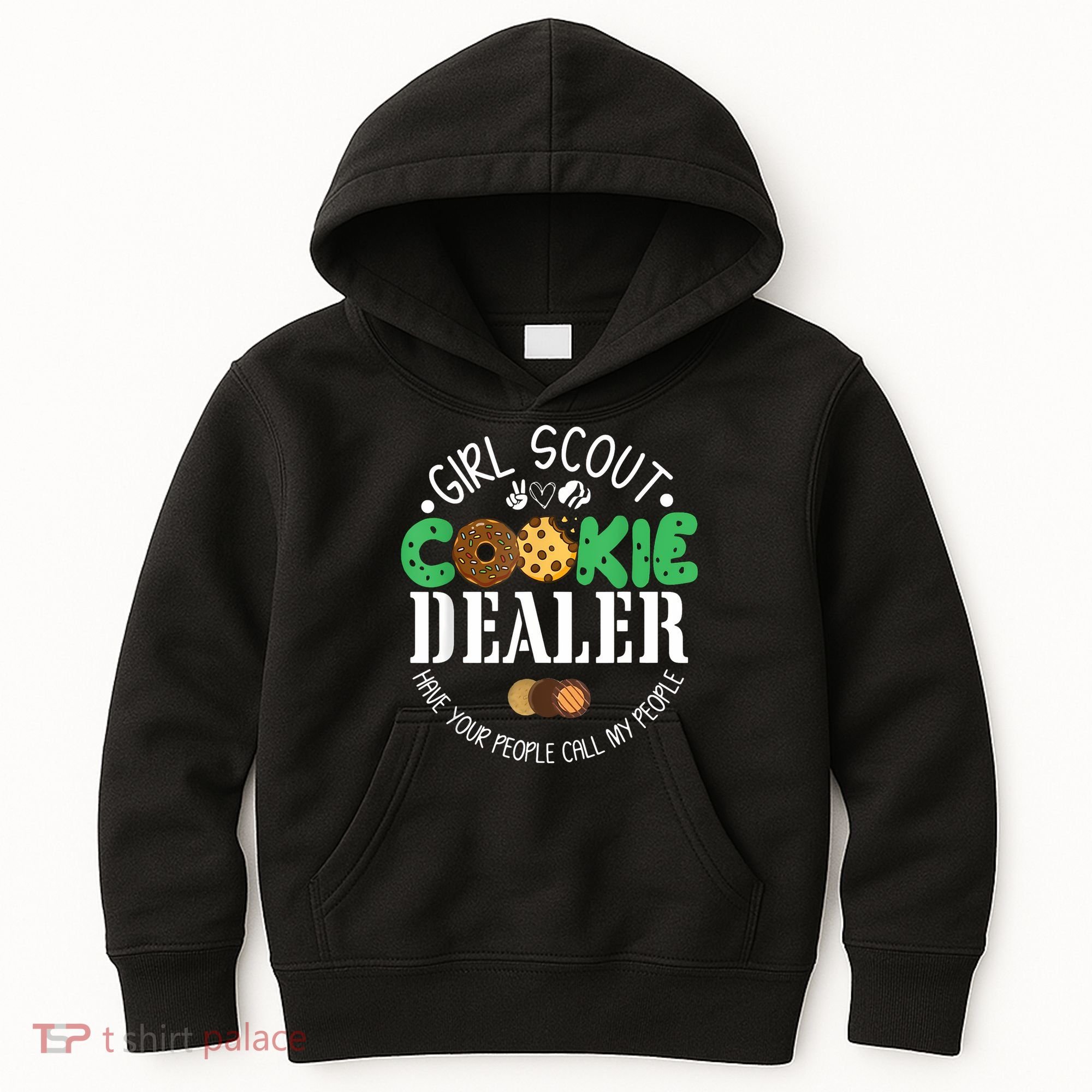 Girl Scout Cookie Dealer Kids Hoodie