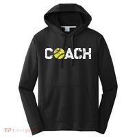 Gifts Softball Coaches Appreciation Softball Coach Performance Fleece Hoodie thumb 0