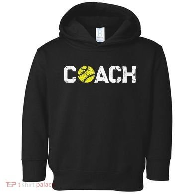 Gifts Softball Coaches Appreciation Softball Coach Toddler Hoodie