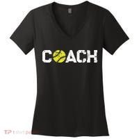 Gifts Softball Coaches Appreciation Softball Coach Women's V-Neck T-Shirt thumb 0