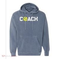 Gifts Softball Coaches Appreciation Softball Coach Comfort Colors Garment-Dyed Hooded Sweatshirt thumb 0