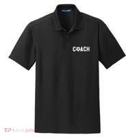 Great Soccer Coach Gift Dry Zone Grid Polo thumb 0