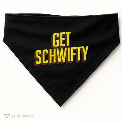 Get Schwifty Classic Comic Book Style USA-Made Doggie Bandana
