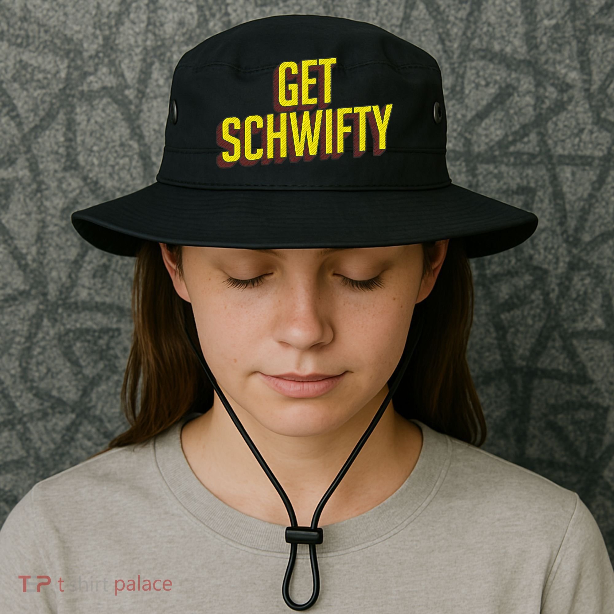 Get Schwifty Classic Comic Book Style Bucket Hat