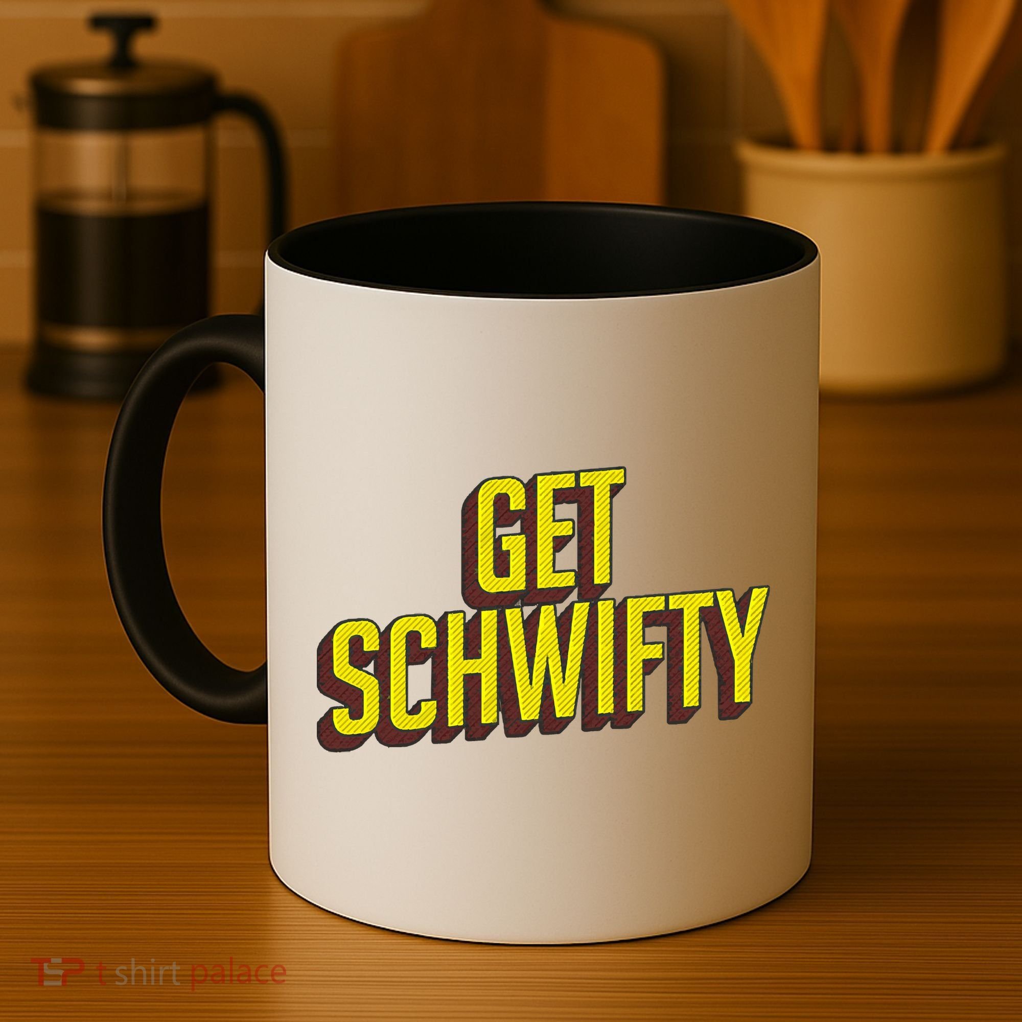 Get Schwifty Classic Comic Book Style Coffee Mug