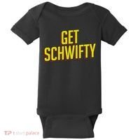 Get Schwifty Classic Comic Book Style Baby Bodysuit thumb 0