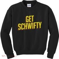 Get Schwifty Classic Comic Book Style Kids Sweatshirt thumb 0
