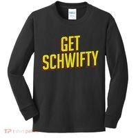 Get Schwifty Classic Comic Book Style Kids Long Sleeve Shirt thumb 0