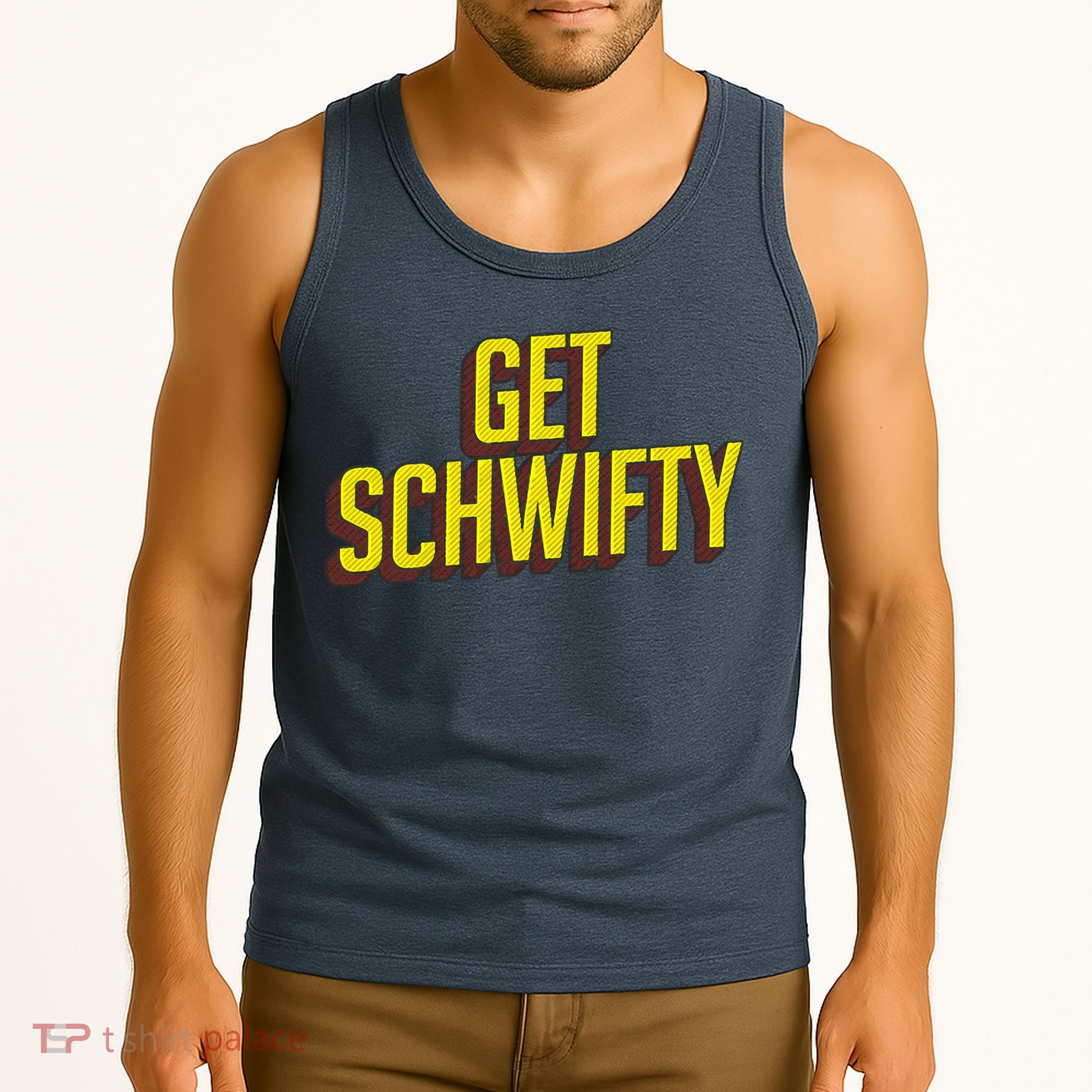 Get Schwifty Classic Comic Book Style Tank Top