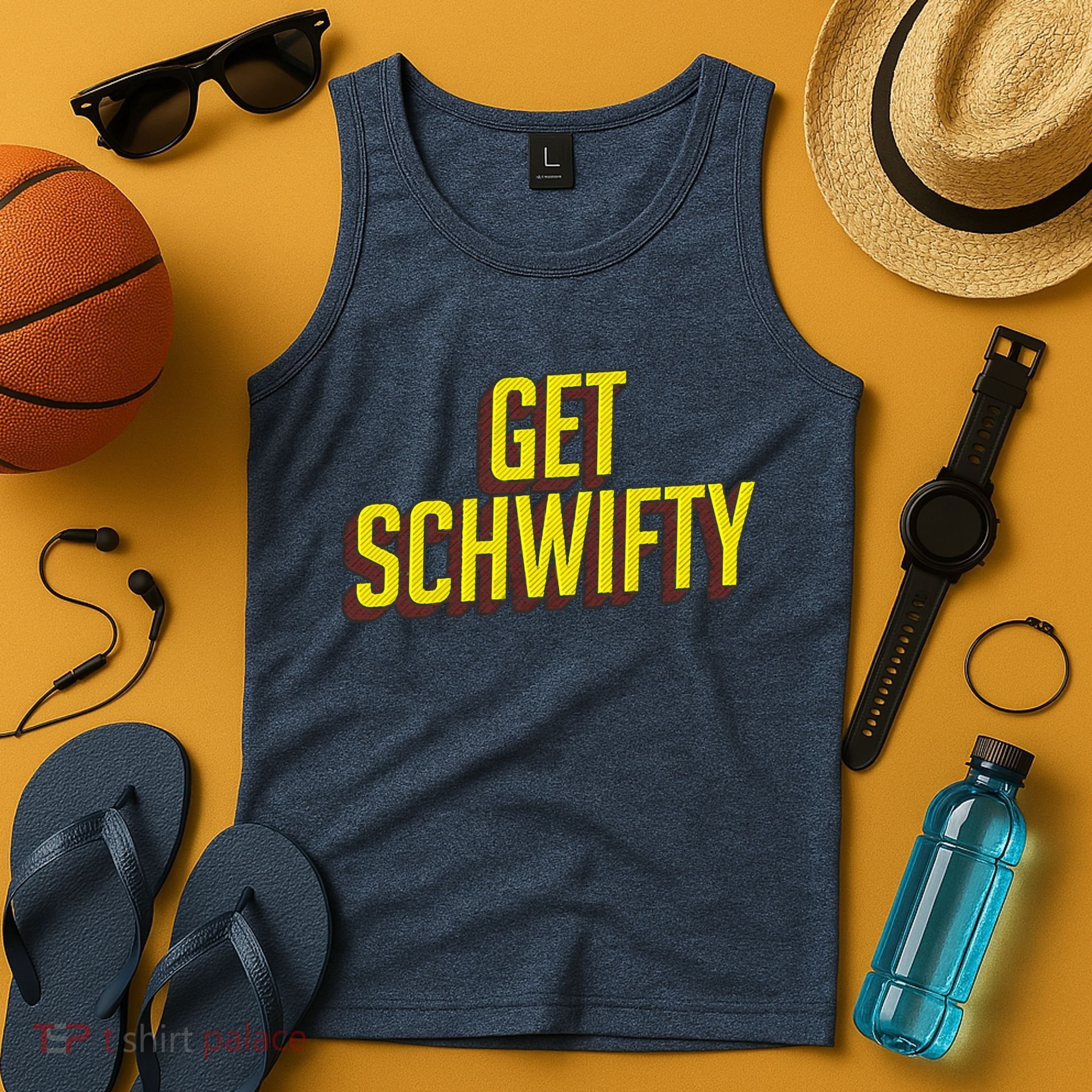 Get Schwifty Classic Comic Book Style Tank Top