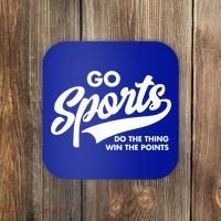 Go Sports Do The Thing Win The Points Coaster thumb 0