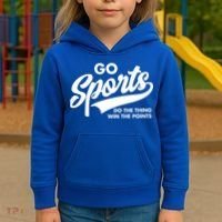 Go Sports Do The Thing Win The Points Kids Hoodie thumb 3