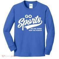 Go Sports Do The Thing Win The Points Kids Long Sleeve Shirt thumb 0