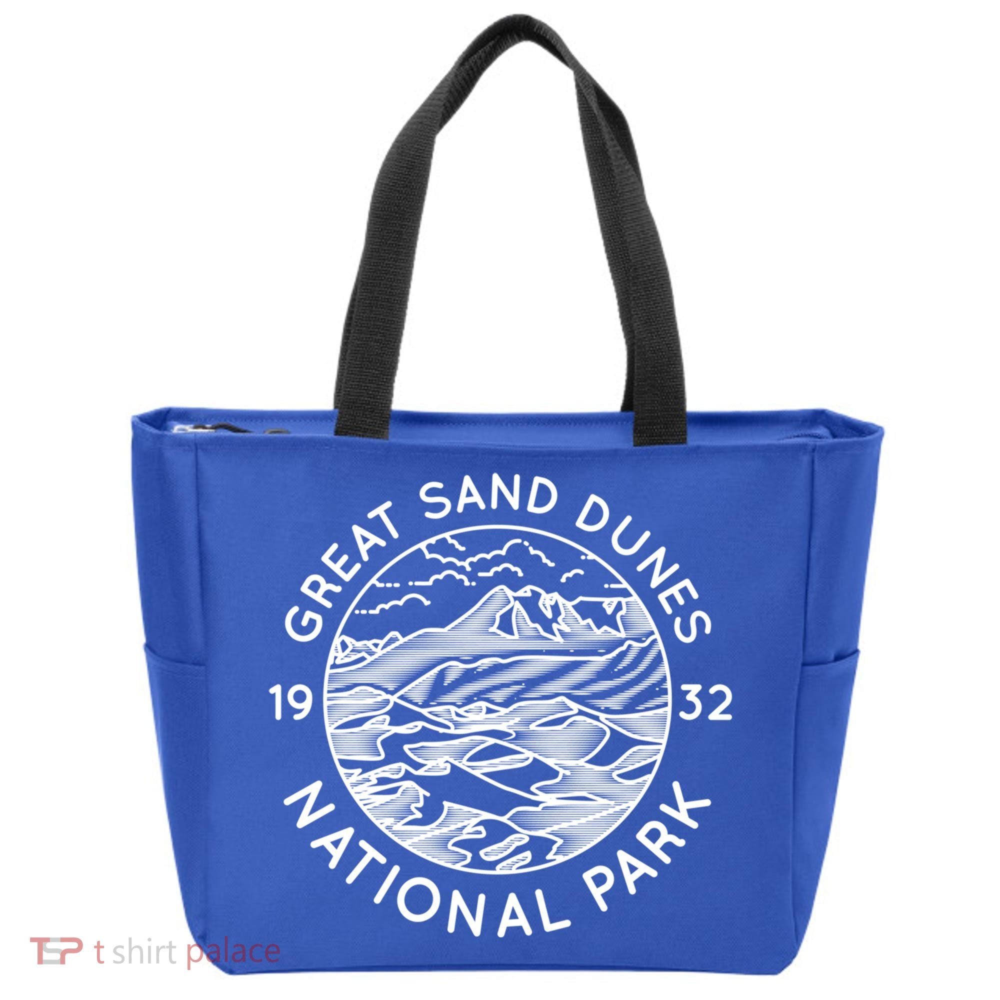 Great Sand Dunes National Park Cool White Line Art Outdoor Gift Tote Bag