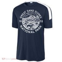 Great Sand Dunes National Park Cool White Line Art Outdoor Gift Sport-Tek Competitor United Soccer Jersey thumb 2