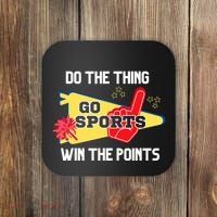 Go Sports Do The Thing Win The Points Funny Coaster thumb 0