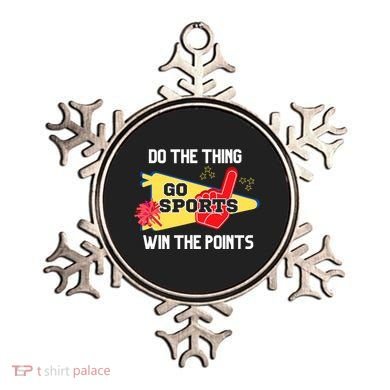 Go Sports Do The Thing Win The Points Funny Ornament