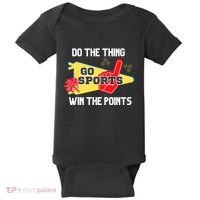 Go Sports Do The Thing Win The Points Funny Baby Bodysuit thumb 0