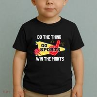 Go Sports Do The Thing Win The Points Funny Toddler T-Shirt thumb 2