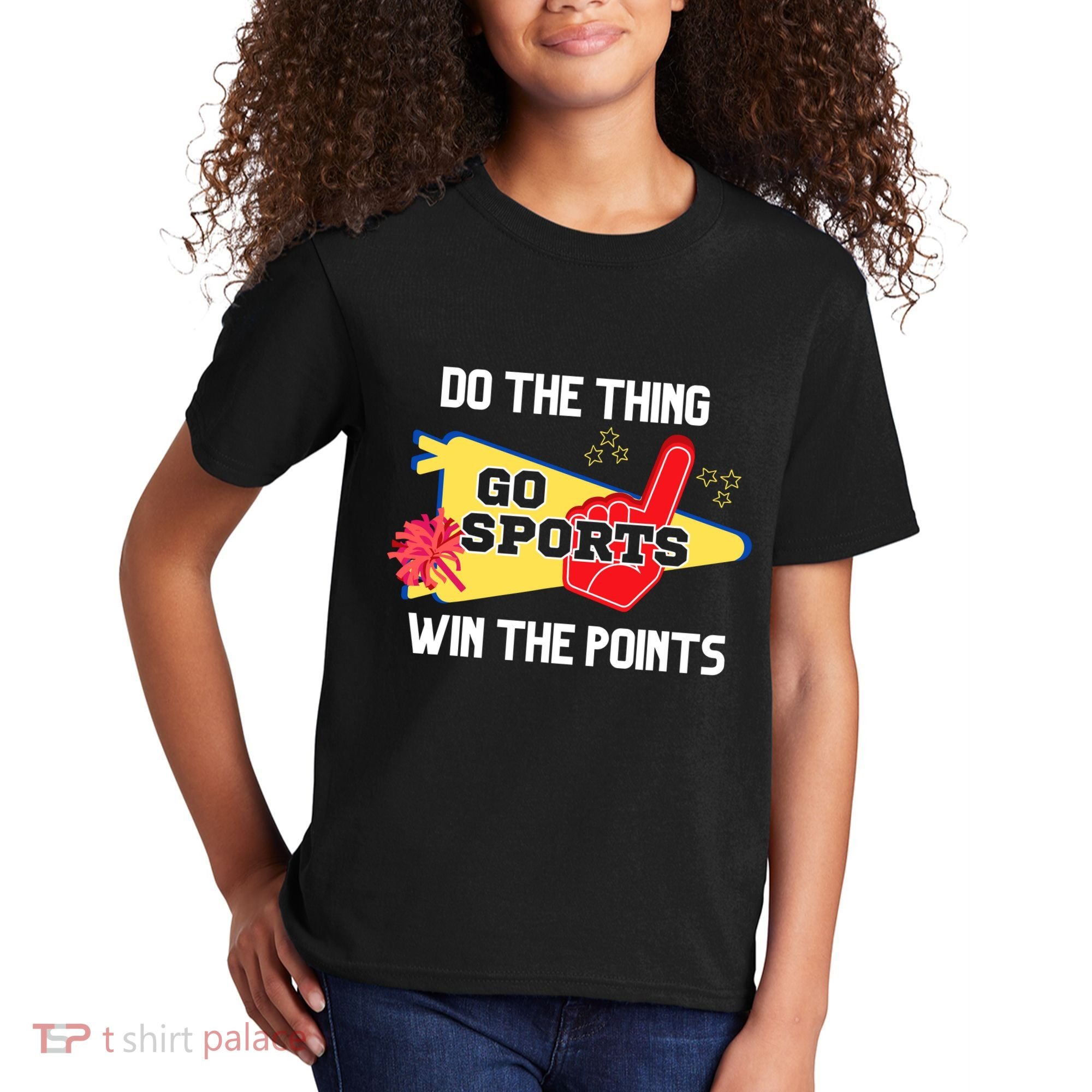 Go Sports Do The Thing Win The Points Funny Kids T-Shirt
