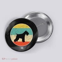 Giant Schnauzer Dog Gift Button thumb 0