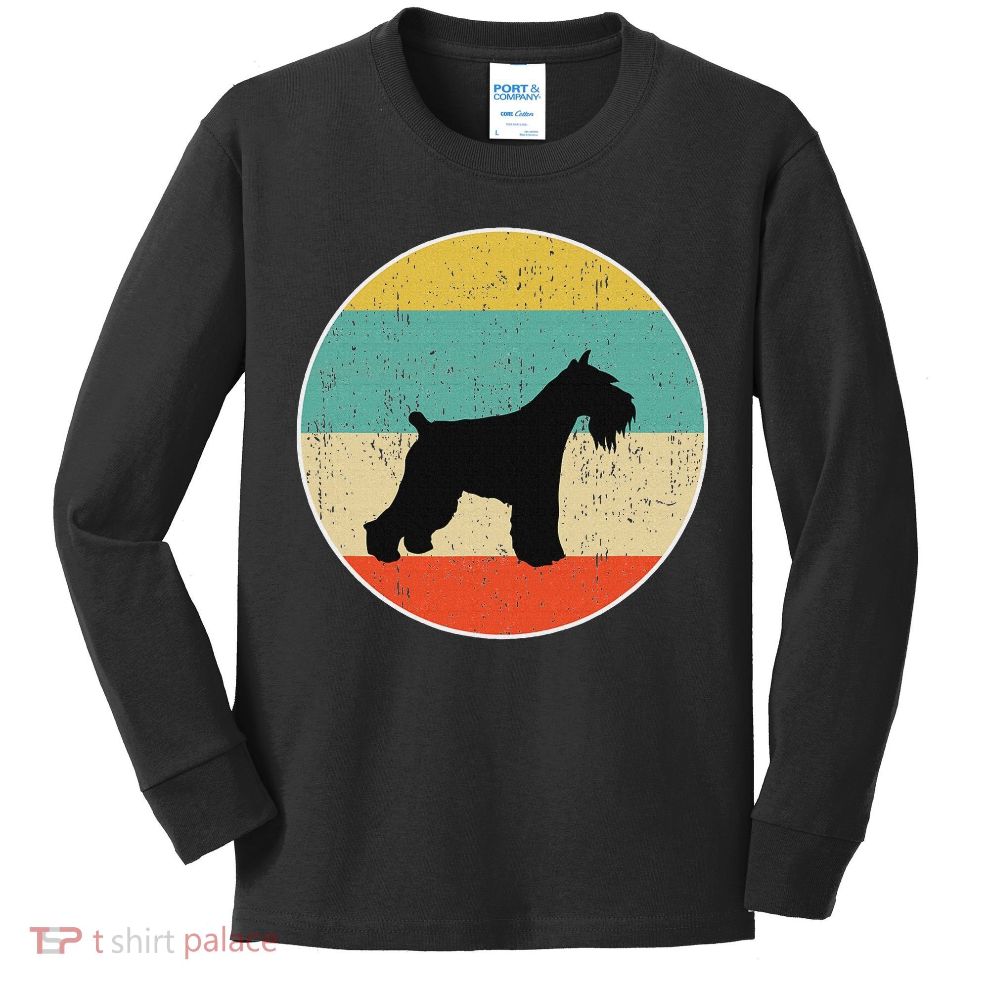 Giant Schnauzer Dog Gift Kids Long Sleeve Shirt