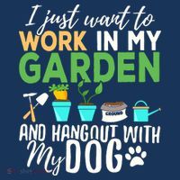 Gardening Shirts Dog Lover Gardener Garden Pet Gift Plants Women's Tank Top thumb 5