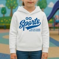 Go Sports Do The Thing Win The Points Kids Hoodie thumb 3