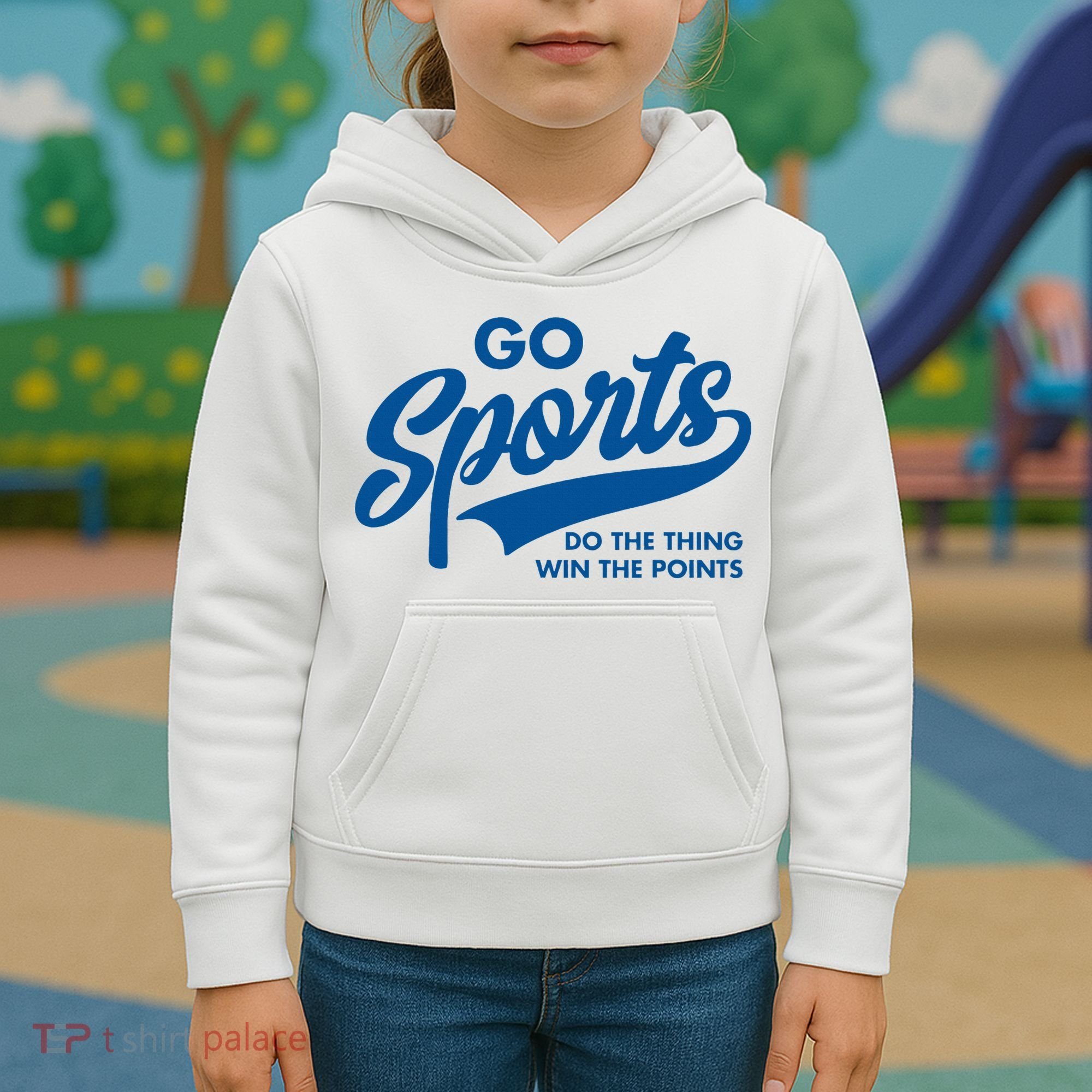 Go Sports Do The Thing Win The Points Kids Hoodie