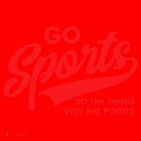 Go Sports Do The Thing Win The Points Funny Red Text Santa Hat thumb 1