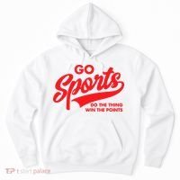 Go Sports Do The Thing Win The Points Funny Red Text Hoodie thumb 0