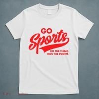 Go Sports Do The Thing Win The Points Funny Red Text T-Shirt thumb 5